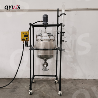 内襯四氟雙層不鏽鋼反應釜20L、30L、50L