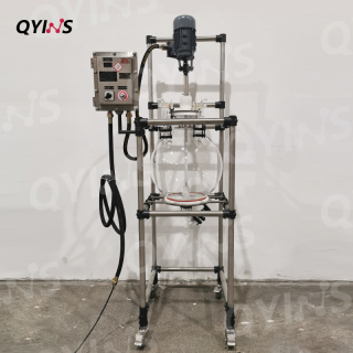 防爆玻璃球型分液器10L20L30L50L 可定制钛材框架