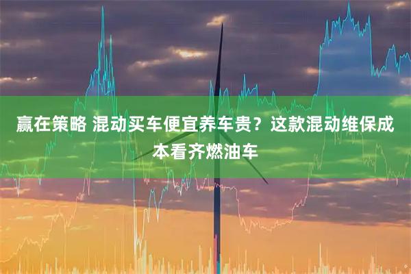 赢在策略 混动买车便宜养车贵？这款混动维保成本看齐燃油车